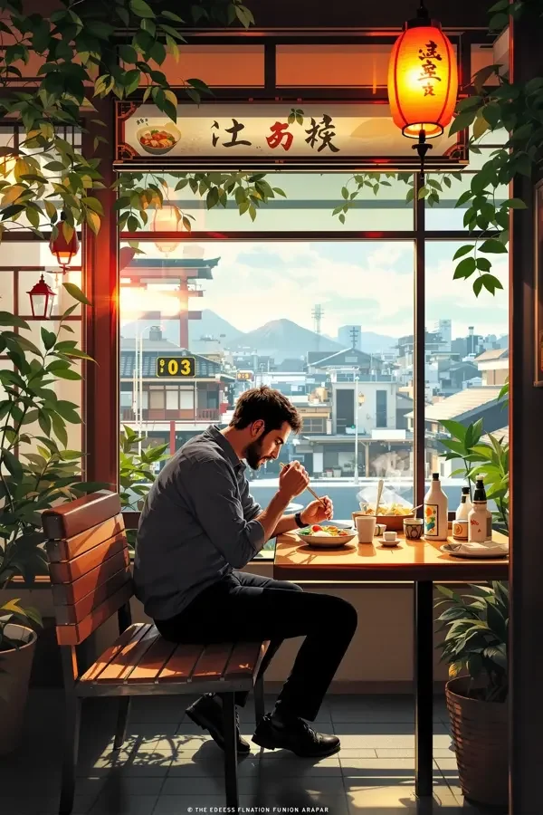 孤独的美食家 灯箱海报
